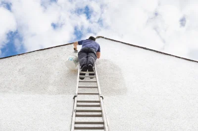 Peinture extérieure à Lajoux — façades et ravalement
